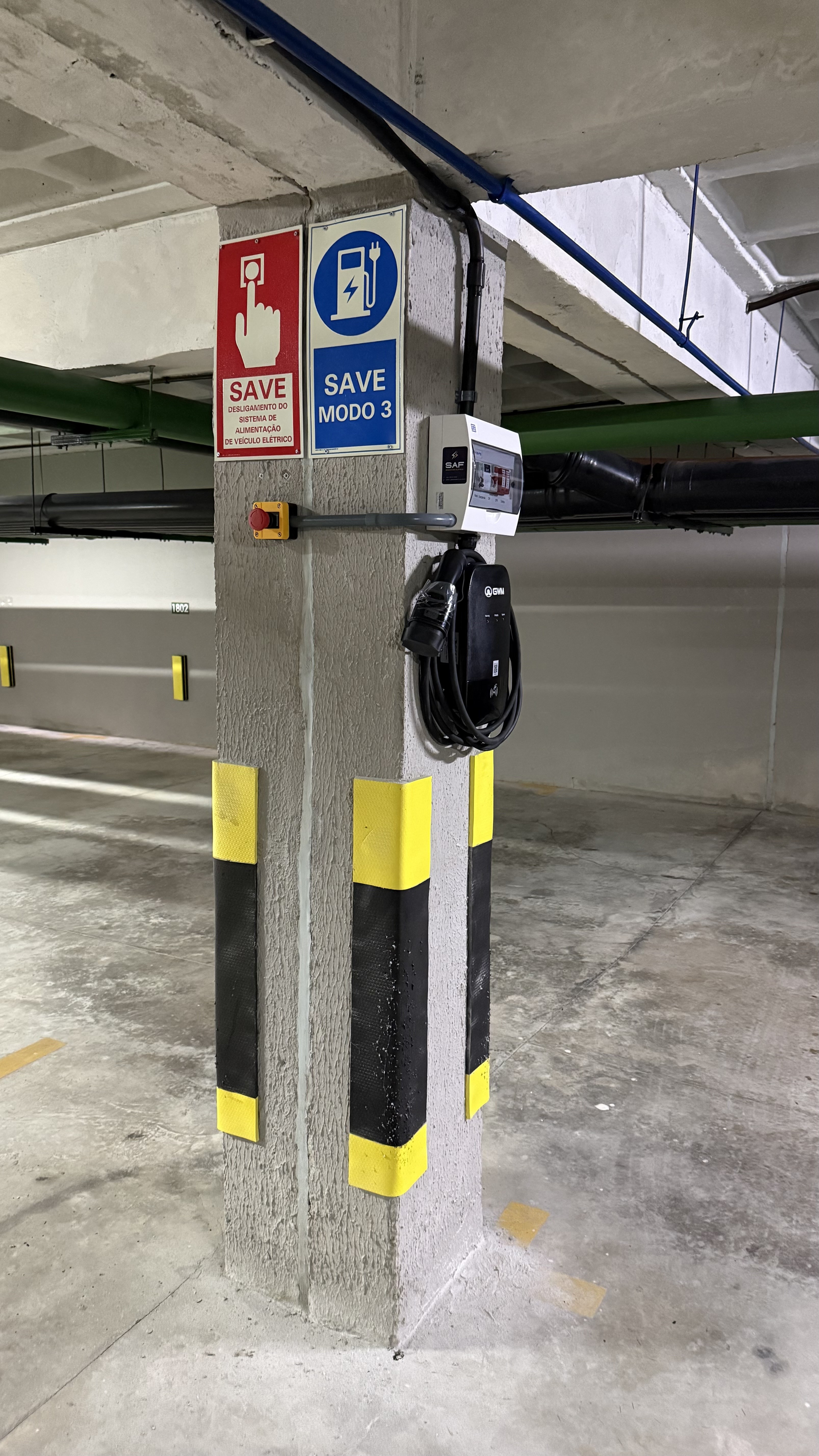 Instalação de carregador EV