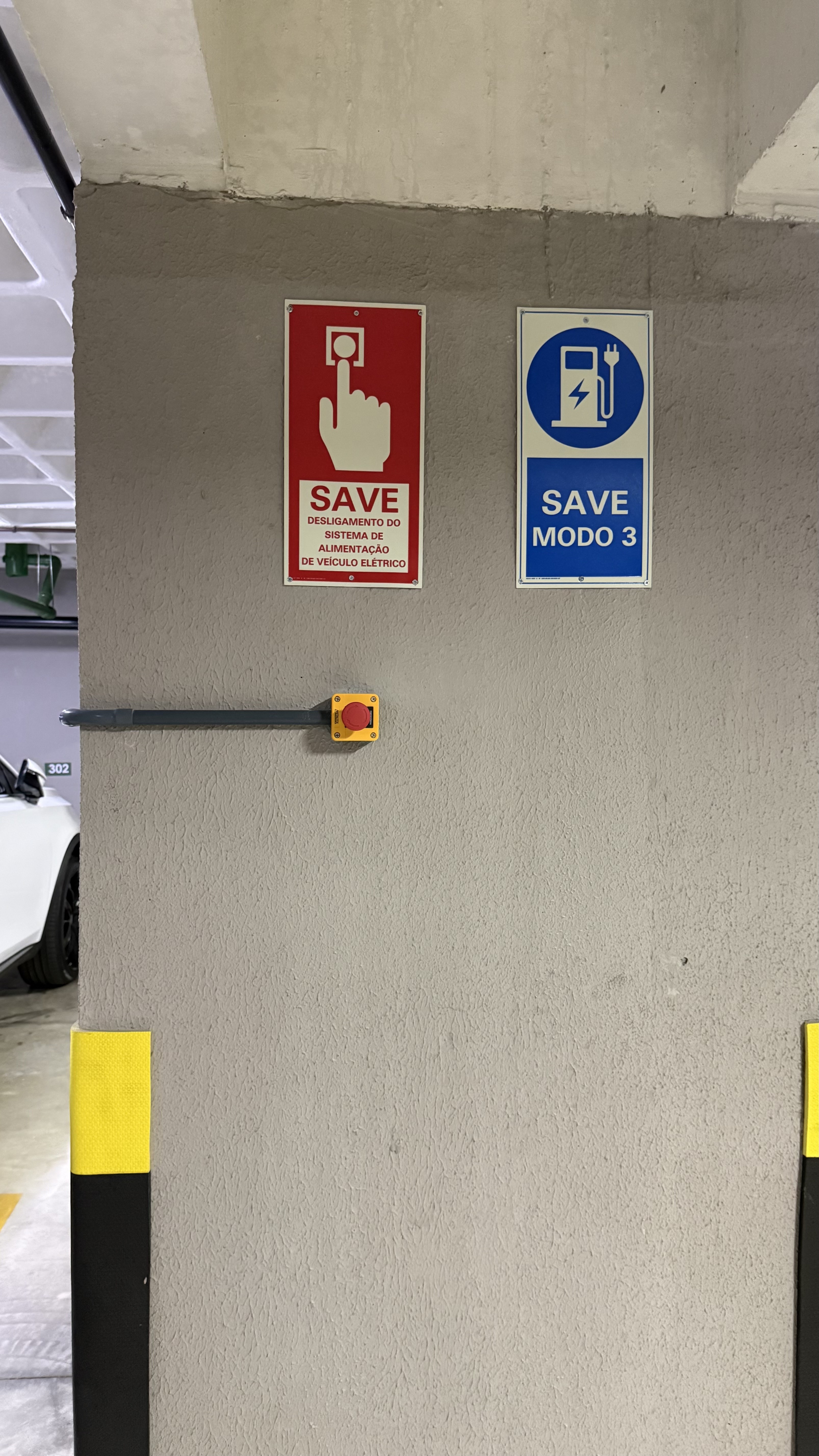 Quadro de proteção EV